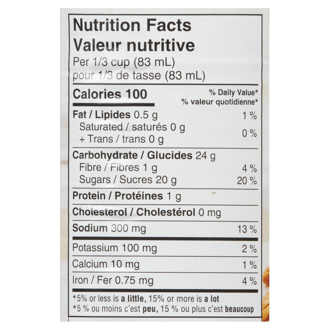E.D. Smith Pumpkin Pie Filling, 540ml/18.9 oz. Can Nutrition Facts